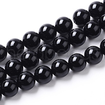 Natural Agate Beads Strands G-I261-B02-8mm-1