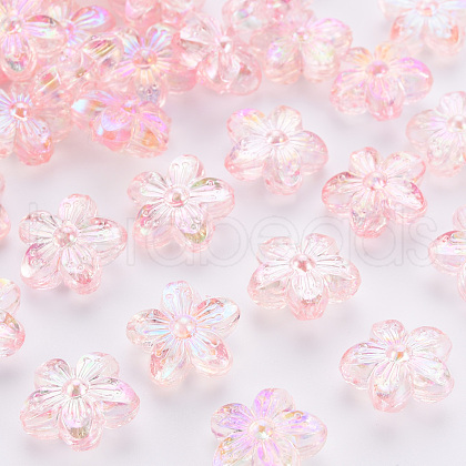 Transparent Acrylic Beads TACR-S154-45C-902-1