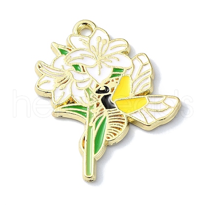 Alloy Enamel Pendants FIND-Q102-07B-1