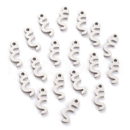 Non-Tarnish 304 Stainless Steel Pendants STAS-F267-10X-P-1
