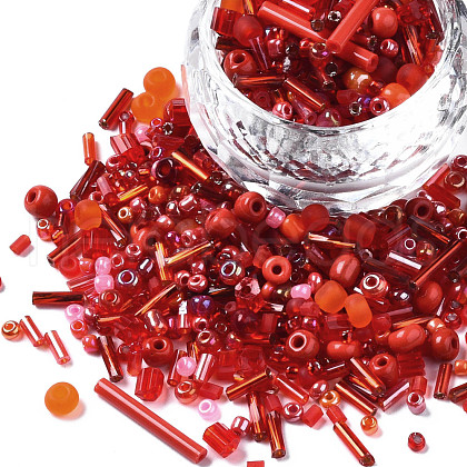 Glass Seed Beads SEED-S059-007-1