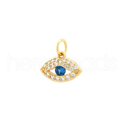 Brass Micro Pave Cubic Zirconia Pendants PW-WGCFB07-02-1