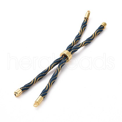 Nylon Cord Silder Bracelets MAK-C003-03G-22-1
