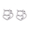 Non-Tarnish 201 Stainless Steel Charms STAS-S081-061-1