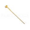 Alloy Hair Stick Findings FIND-WH0092-56G-2