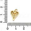 Brass Micro Pave Cubic Zirconia Pendants KK-K401-08C-G-3