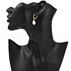 Teardrop Brass Hoop Earrings EJEW-JE06461-03-2