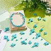  90pcs 7 styles Synthetical Turquoise Gemstone Beads TURQ-NB0001-22-5