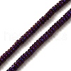 Electroplated Synthetic Non-magnetic Hematite Beads Strands X-G-L613-G01-01D-1
