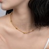 304 Stainless Steel Beaded Necklaces FS-WG0014C-01-3
