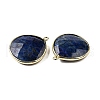 Natural Lapis Lazuli Pendants G-B009-07G-C-5