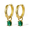 S925 Sterling Silver Flat Round Hoop Earrings NE2810-3-1