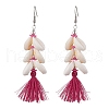 Shell Shape Dangle Earrings EJEW-JE06418-4