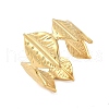 304 Stainless Steel Open Cuff Rings for Women RJEW-U060-01H-G-2