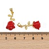 Brass Pendants KK-C095-03G-4