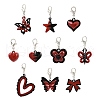 10Pcs Alloy Pendant Decorations HJEW-JM03421-2