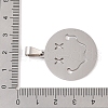 Non-Tarnish 201 Stainless Steel Pendants STAS-A094-12P-3