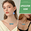 SUNNYCLUE 40Pcs 2 Styles Aluminum Pendants FIND-SC0010-22-5