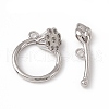 Brass Toggle Clasps KK-K271-29P-2