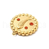 304 Stainless Steel Rhinestone Pendants STAS-L283-52G-3
