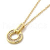 304 Stainless Steel Pendant Necklaces NJEW-U002-09G-1