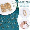 Unicraftale 100Pcs 304 Stainless Steel Split Rings STAS-UN0060-31-4
