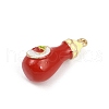 Alloy Enamel Charms PALLOY-R158-05G-05-2