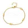 304 Stainless Steel Cable Chain Bracelets for Women BJEW-C094-07G-4