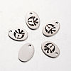 Non-Tarnish Spray Painted Stainless Steel Pendants STAS-I048-I03-1