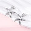 304 Stainless Steel Stud Earrings for Women EJEW-K306-12P-3
