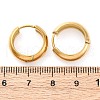 316 Surgical Stainless Steel Hoop Earrings for Women EJEW-G429-01B-G-5