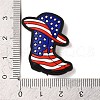 Independence Day Silicone Focal Beads SIL-R147-01I-3