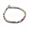 Natural Aqua Terra Jasper Beads Strands G-I213-03B-2