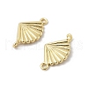 Brass Connector Charms KK-U047-03G-01-2