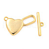 Brass Toggle Clasps KK-A223-21G-2
