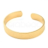 304 Stainless Steel Open Cuff Bangles BJEW-K230-01G-02-2