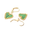 304 Stainless Steel Leverback Earrings for Women EJEW-MZ00408-05-3