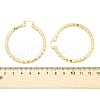 Brass Hoop Earrings EJEW-B117-06E-G-5