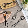 Gorgecraft 4Pcs 4 Colors Leather Keychain KEYC-GF0001-13-3
