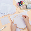   15 Sheets 5 Style 11CT Cross Stitch Fabric Sheets DIY-PH0020-89-3