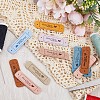 Gorgecraft 45Pcs 9 Colors PU Leather Label Tags DIY-GF0008-52-5