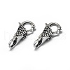 Thailand 925 Sterling Silver Lobster Claw Clasps STER-L057-007AS-1