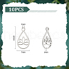 Unicraftale 10Pcs 304 Stainless Steel Charms STAS-UN0061-10-3