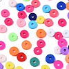 Handmade Polymer Clay Beads CLAY-R067-8.0mm-BM1-2