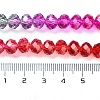 Transparent Painted Glass Beads Strands DGLA-A034-T6mm-A24-3