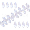 SUNNYCLUE 200pcs 2Strands Glass Beads Strands GLAA-SC0001-57-1