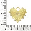 Textured Brass Pendants X-KK-M322-19G-3