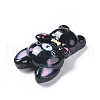 Opaque Resin Cabochons RESI-G065-01C-3