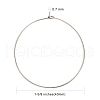 316 Surgical Stainless Steel Wine Glass Charms Rings STAS-L214-01B-1