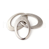 Tarnish Resistant 201 Stainless Steel Linking Rings STAS-F192-003P-3